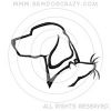 Embroidered German Shorthaired Pointer Barn Hunt Shirts