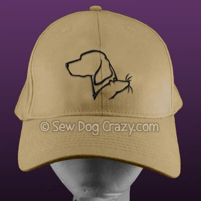Embroidered German Shorthaired Pointer Barn Hunt Hat