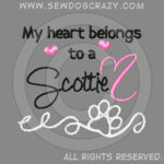 Embroidered Scottish Terrier Shirts