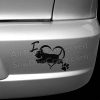 Love Scottish Terrier Dog Sports Car Decals