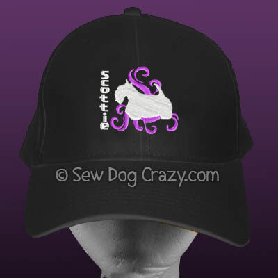 Embroidered Scottish Terrier Hats