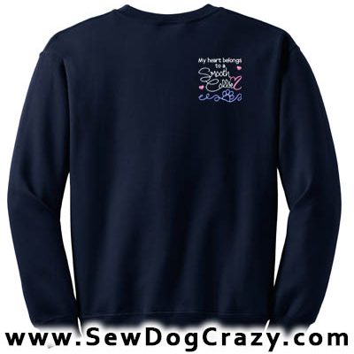 Embroidered Smooth Collie Sweatshirt