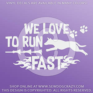 Lure Coursing Smooth Collie Decals
