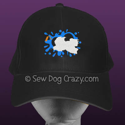Embroidered Tibetan Terrier Dock Jumping Hat