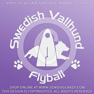 Swedish Vallhund Flyball Decals