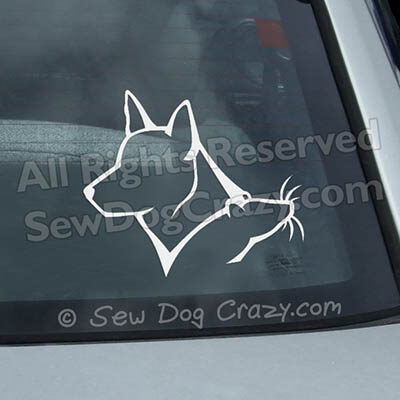 Vallhund Barn Hunt Car Window Stickers