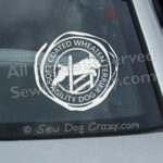 Wheaten Terrier Agility Window Stickers