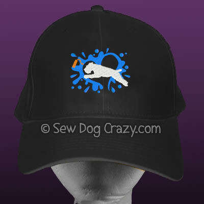 Embroidered Wheaten Terrier Dock Diving Hat