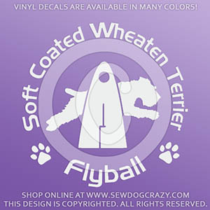 Soft Coated Wheaten Terrier Flyball Decals