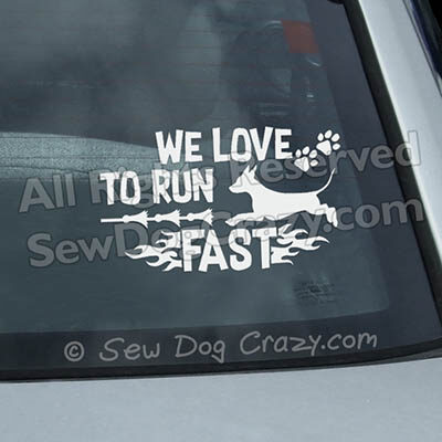 Lure Coursing Xolo Window Stickers