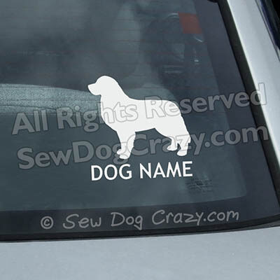 Custom Bernese Mountain Dog Car Window Stickers