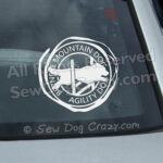 Bernese Mountain Dog Agility Window Decals