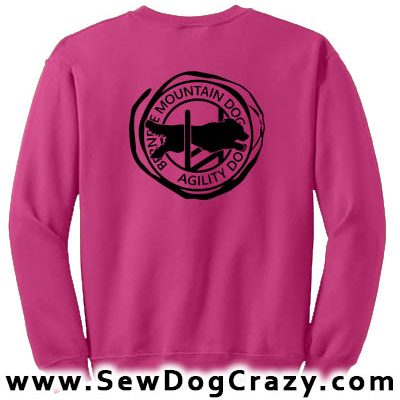 Agility Bernese Mountain Dog Sweatshirts