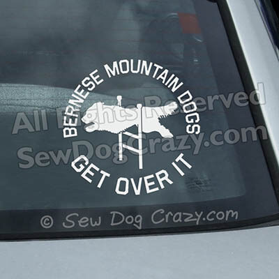 Bernese Mountain Dog Agility Decals
