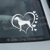Love Weimaraners Window Decal