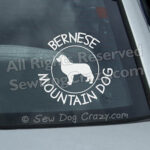 Bernese Mountain Dog Vinyl Stickers
