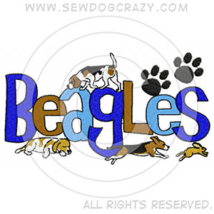 Embroidered Beagle Gifts