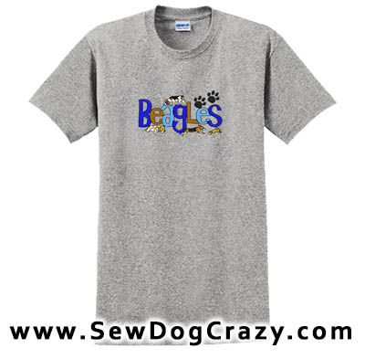 Embroidered Beagles Tees
