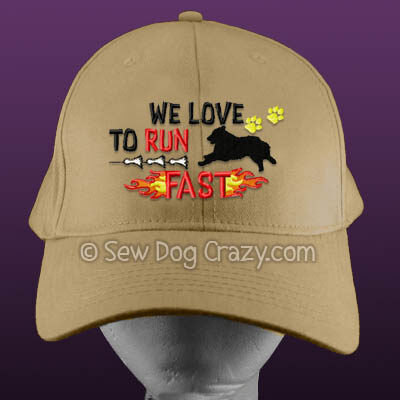 Embroidered Australian Shepherd Lure Coursing Hat