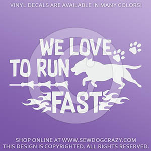 Beagle Lure Coursing Decal