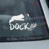 Dock Diving English Bulldog Decal
