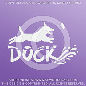 Dock Diving Jack Russell Decal