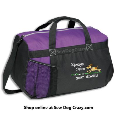 Embroidered Lure Coursing Duffel
