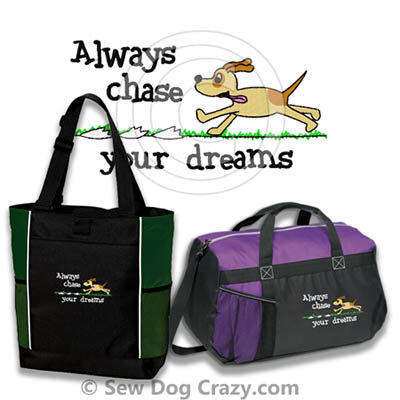 Embroidered Lure Coursing Bags