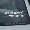 Get da Bunny Car Window Sticker