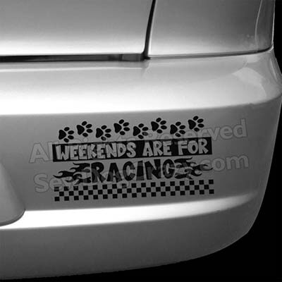Racing Lure Coursing Bumper Sticker