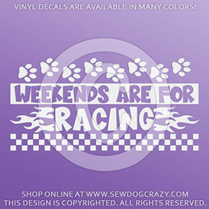 Racing Lure Coursing Vinyl Sticker