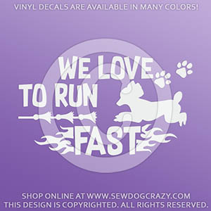 Lure Coursing Poodle Car Decals