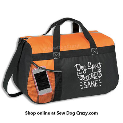 Embroidered Dog Sports Duffel