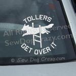 Duck Toller Agility Decals