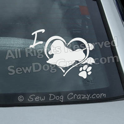 Poodle Dog Sports Decals