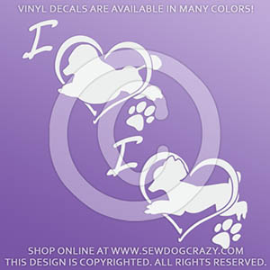Poodle Dog Sports Vinyl Decals