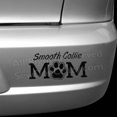 Smooth Collie Mom Bumper Sticker