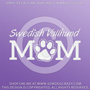 Swedish Vallhund Mom Decals