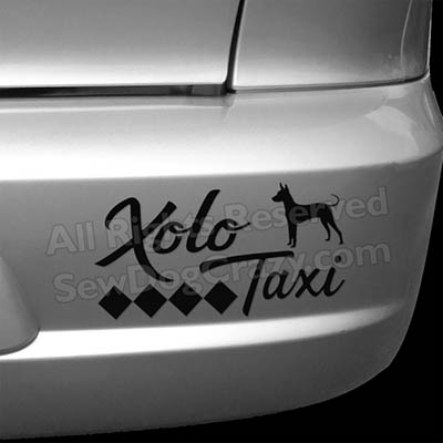 Xolo Taxi Bumper Sticker