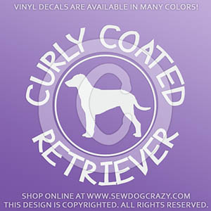 Curly Coated Retriever Stickers