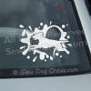 Dock Diving Curly Coated Retriever Decal