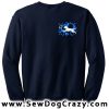 Embroidered Curly Coated Retriever Dock Diving Sweatshirt