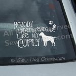 Funny Curly Coated Retriever Decals
