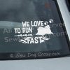 Pomeranian Lure Coursing Decals
