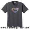 Rainbow Border Collie TShirt