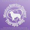 Miniature American Shepherd Therapy Dog Decals