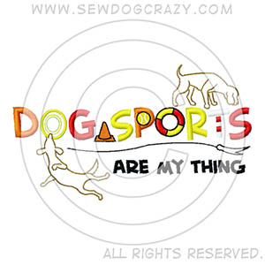 Embroidered Dog Sports Shirts