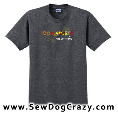 Embroidered Dog Sports Tshirts