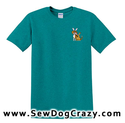 Funny Embroidered Beagle TShirt