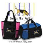 Embroidered Beagle Agility Bags